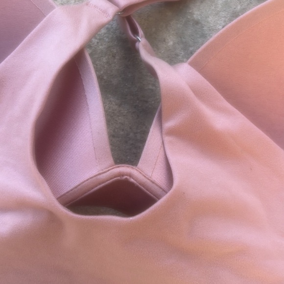 Aerie Real Sunnie Wireless Bra with Floral Strap Mystical Mauve Size 36A - Picture 6 of 6